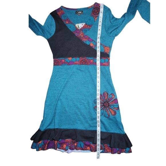 NWT Coline Funky Ruffle Hem Dress Size S - Picture 5 of 6